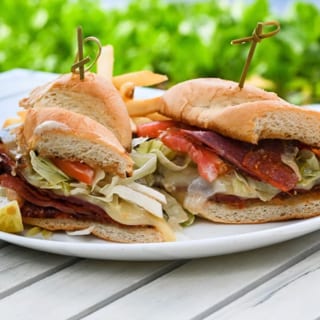 Grilled Spicy Italian Sub Sandwich