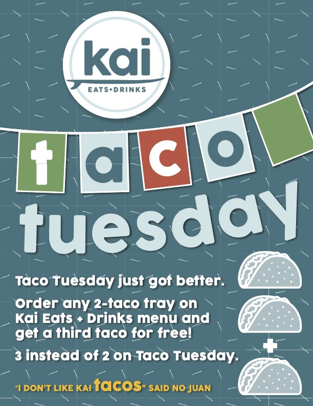 Kai Taco Tuesdays Flyer